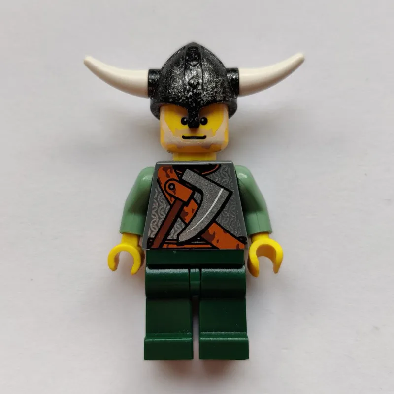 Viking Warrior - Armour, Battle Axe on Torso,… — minifigurine LEGO | Brick Broker