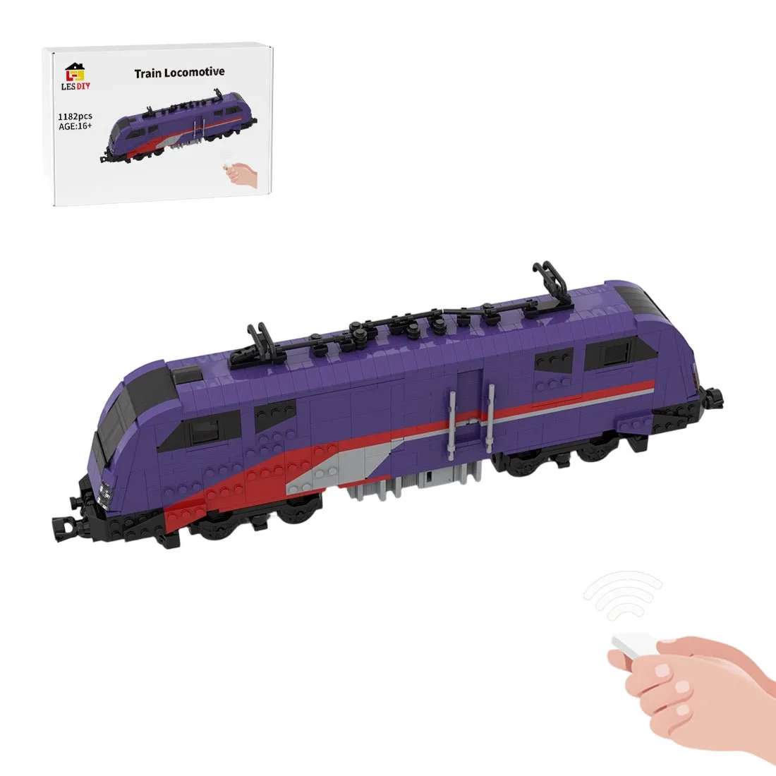 LesDiy Locomotive Nightjet Taurus (LESDIY-3738585) - prix | Brick Broker