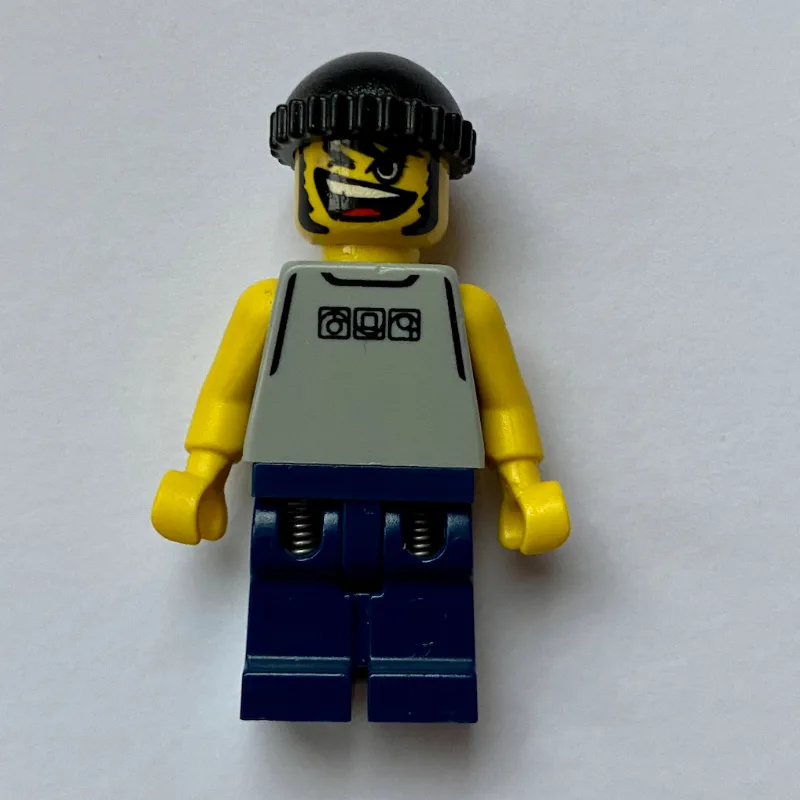 Basketball Player, Light Gray Torso and Dark… — minifigurine LEGO | Brick Broker