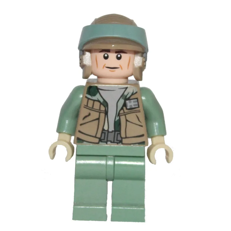 Rebel Trooper in Endor Uniform, Sand Green Le… — minifigurine LEGO | Brick Broker