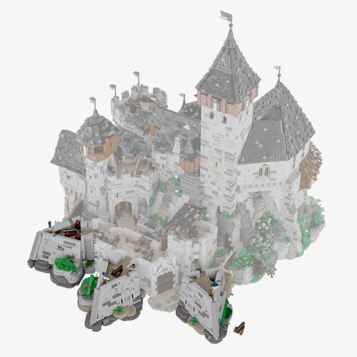 BlueBrixx Château de Blaustein - Forteresse 3 en 1 (BB-108932) - prix | Brick Broker