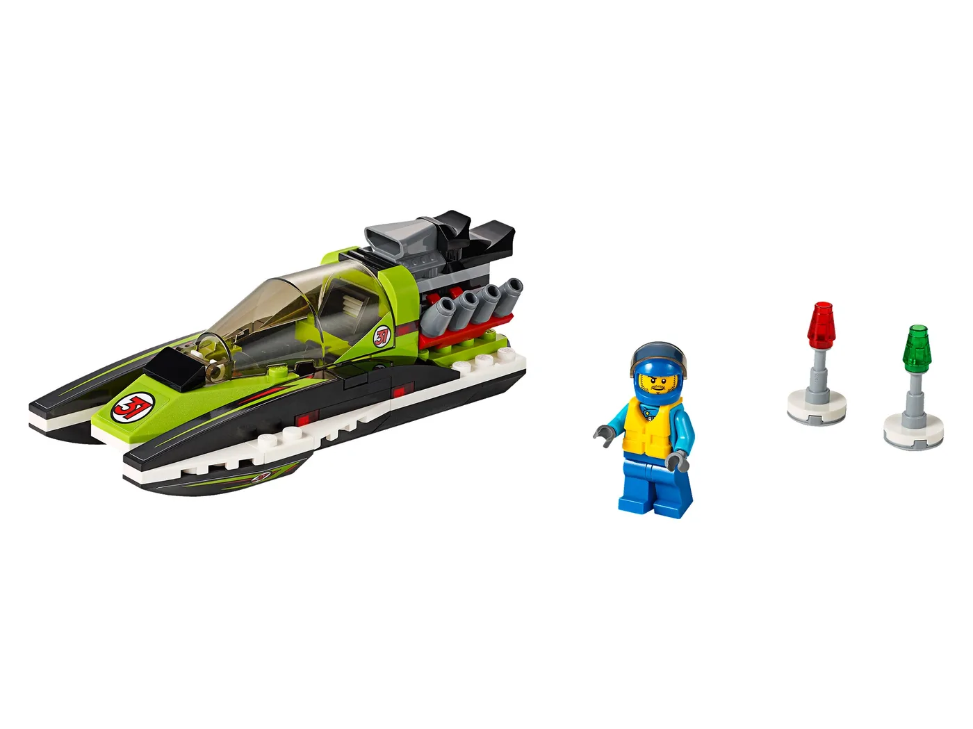 LEGO 60114 Bateau de course - prix et où acheter | Brick Broker