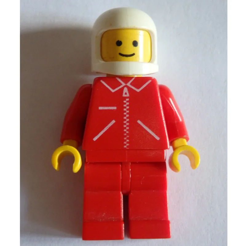 Man, Red Jacket with Zipper and Pockets, Red… — minifigurine LEGO | Brick Broker