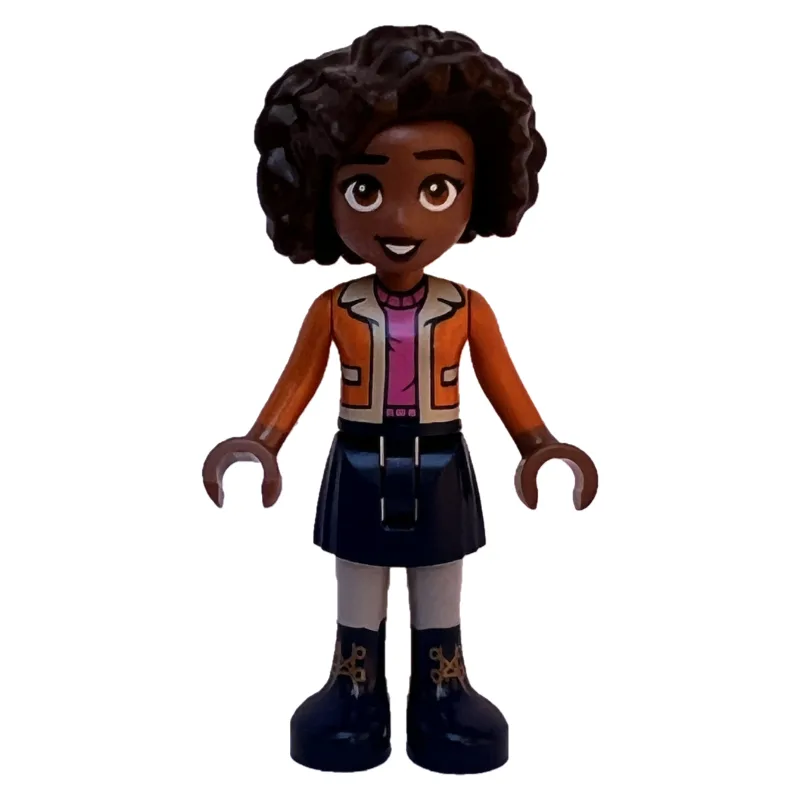 Aliya - Orange Coat, Dark Blue Skirt — dans quels sets LEGO ? (fig-014332) | Brick Broker