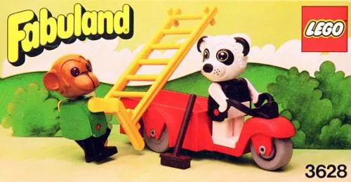 LEGO 3628 Perry Panda et Chester Chimp - prix | Brick Broker