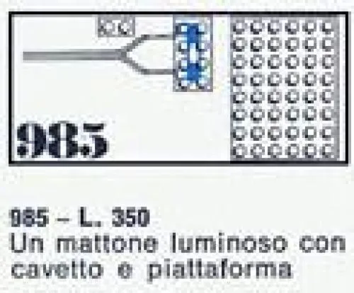 LEGO 985 Lot de pièces pour dispositif d'éclairage - prix | Brick Broker