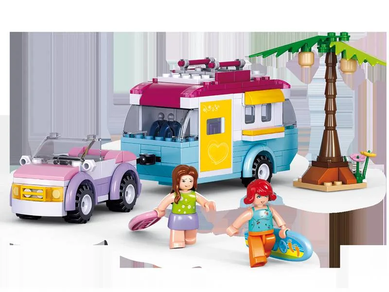 Sluban Voiture avec Caravane (SLB-M38-B0606) - prix | Brick Broker