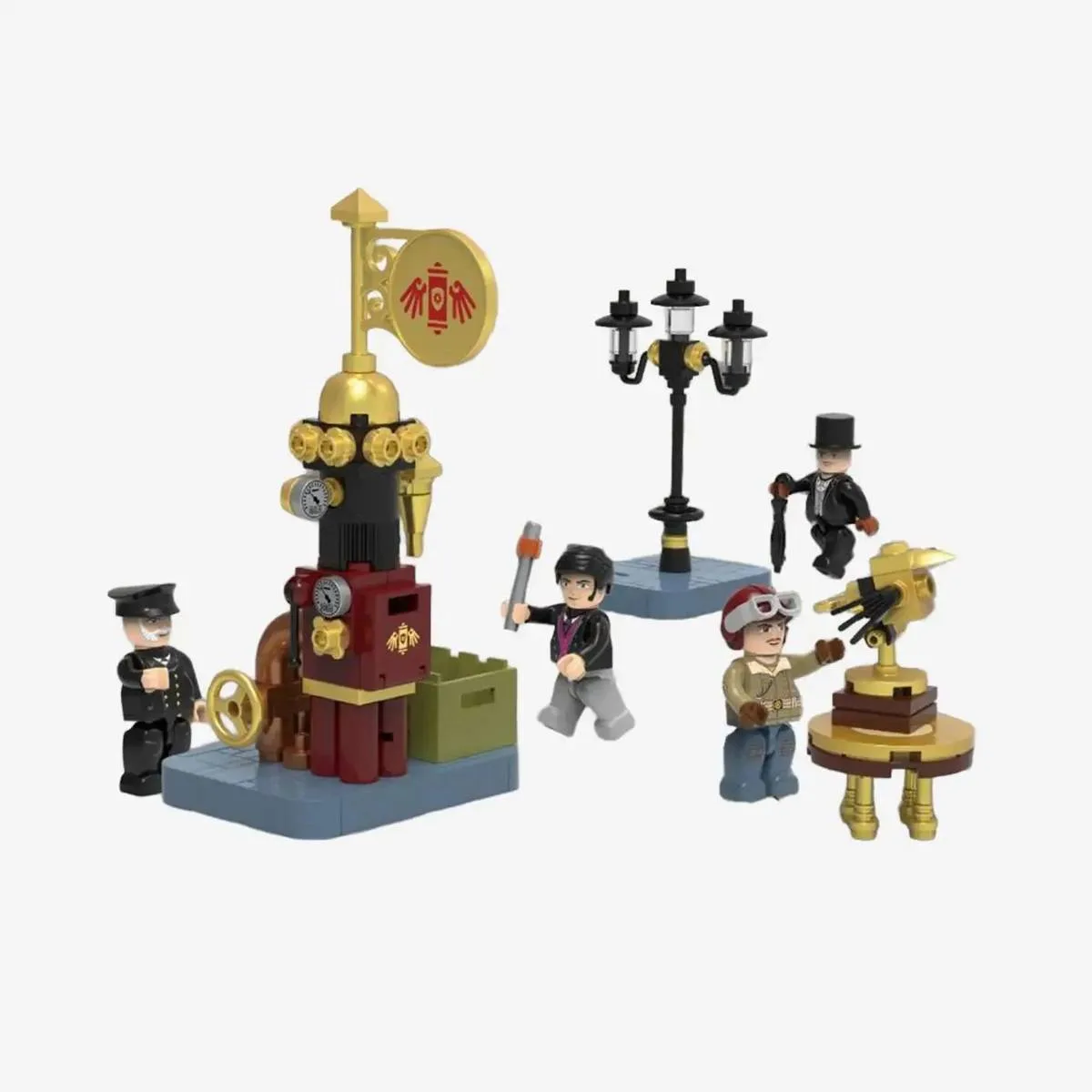 BlueBrixx Pack de figurines - Steampunk (BB-108651) - prix | Brick Broker