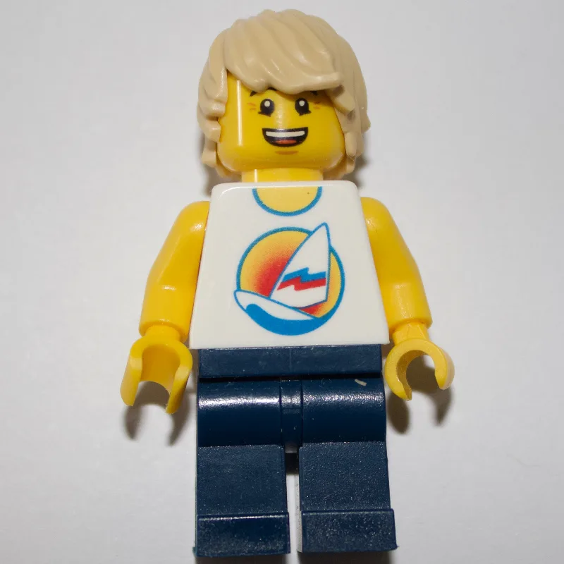 White Torso, Dark Blue Legs, Tan Hair — dans quels sets LEGO ? (fig-009262) | Brick Broker