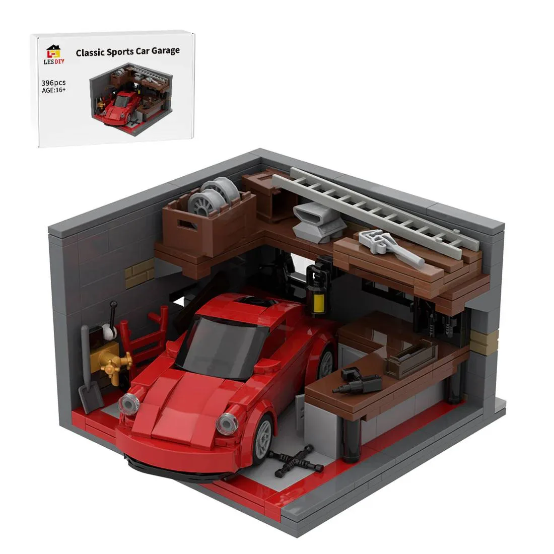 LesDiy Garage de voitures de sport classiques (LESDIY-3723323) - prix | Brick Broker