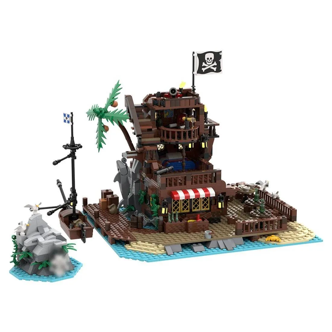 LesDiy Île des pirates médiévale de Sin-Island (LESDIY-3514249) - prix | Brick Broker