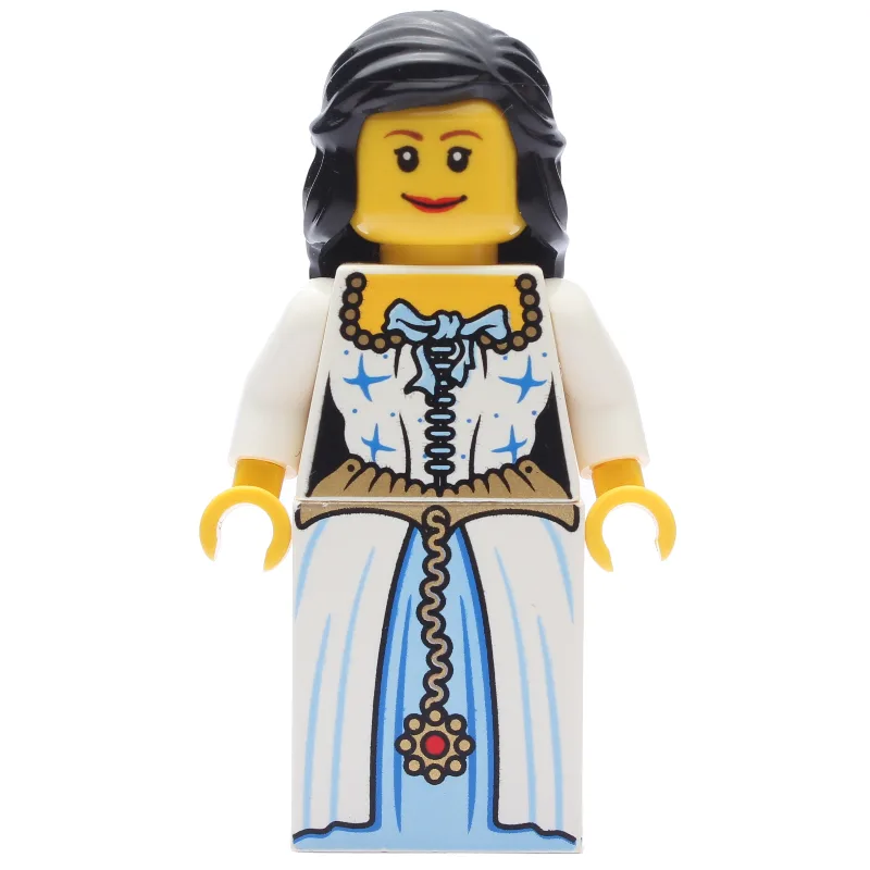 Maiden - Black Hair, One-sided Head — dans quels sets LEGO ? (fig-005517) | Brick Broker