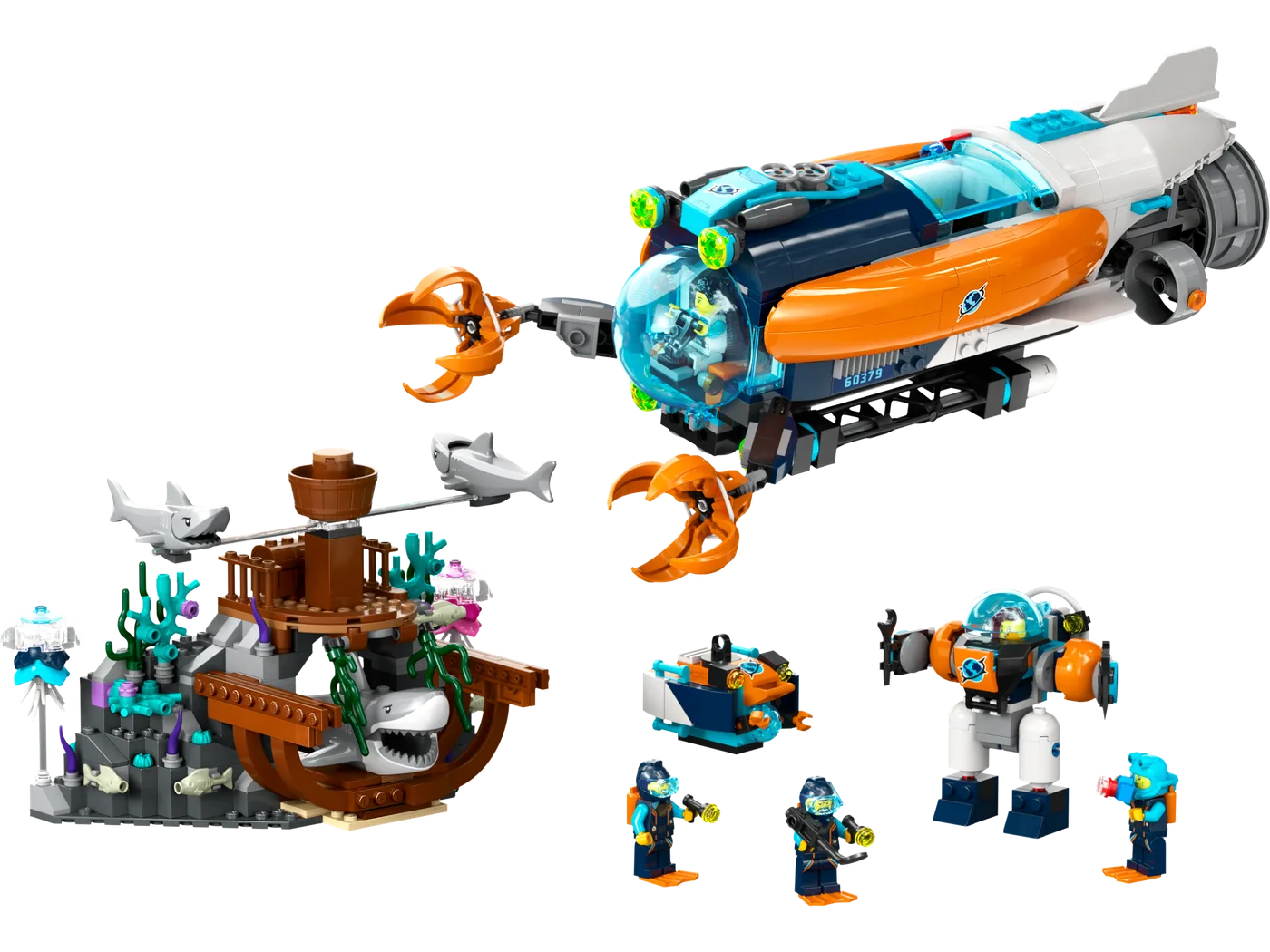 LEGO 60379 Sous-marin d'exploration des grands fonds - prix | Brick Broker
