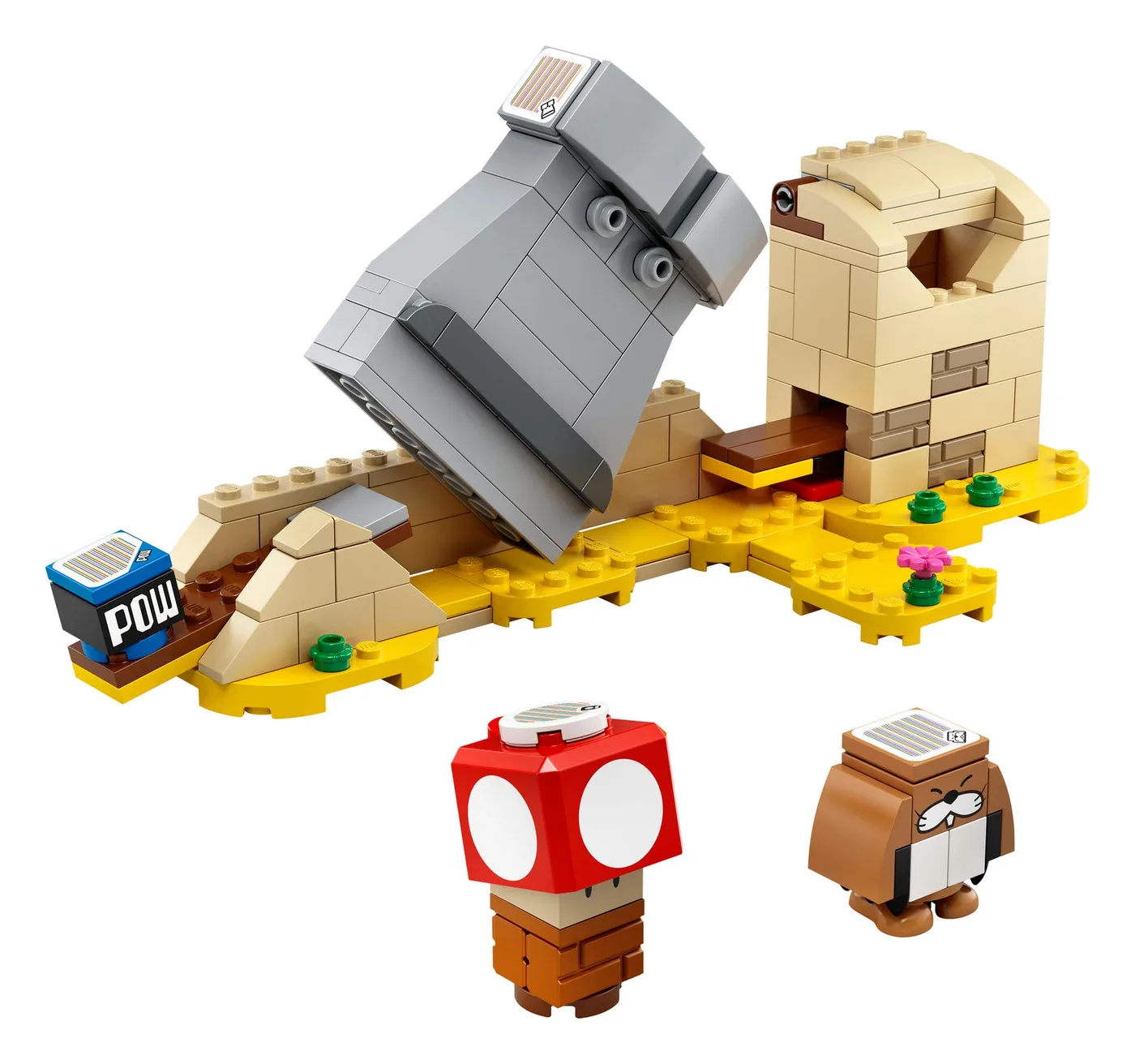 LEGO 40414 Pack d'extension Monty Taupe et Super Champignon - prix | Brick Broker