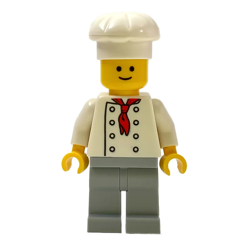 Chef, Red Neckerchief, Light Bluish Gray Legs… — minifigurine LEGO | Brick Broker
