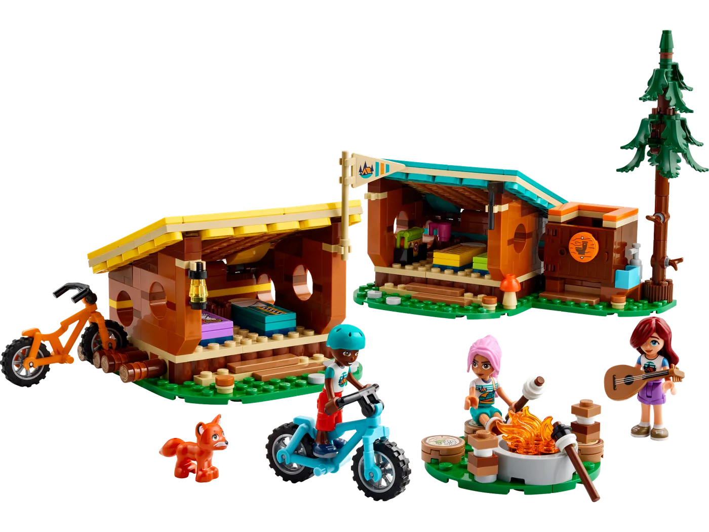 LEGO 42624 Cabanes Confortables du Camp d'Aventure - prix | Brick Broker