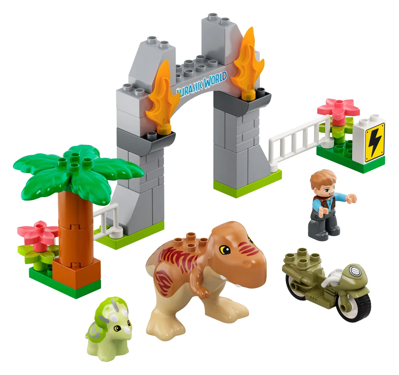 LEGO 10939 Évasion de dinosaures T. rex et Tricératops - prix | Brick Broker