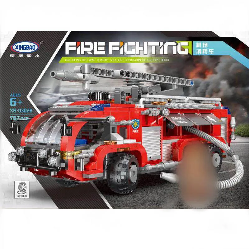 Xingbao Le Camion de Pompiers d'Aéroport (XB-03028) - prix | Brick Broker