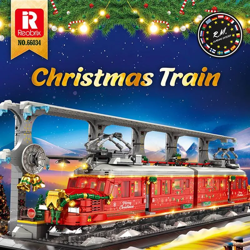 Reobrix Train de Noël (REO-66034) - prix | Brick Broker