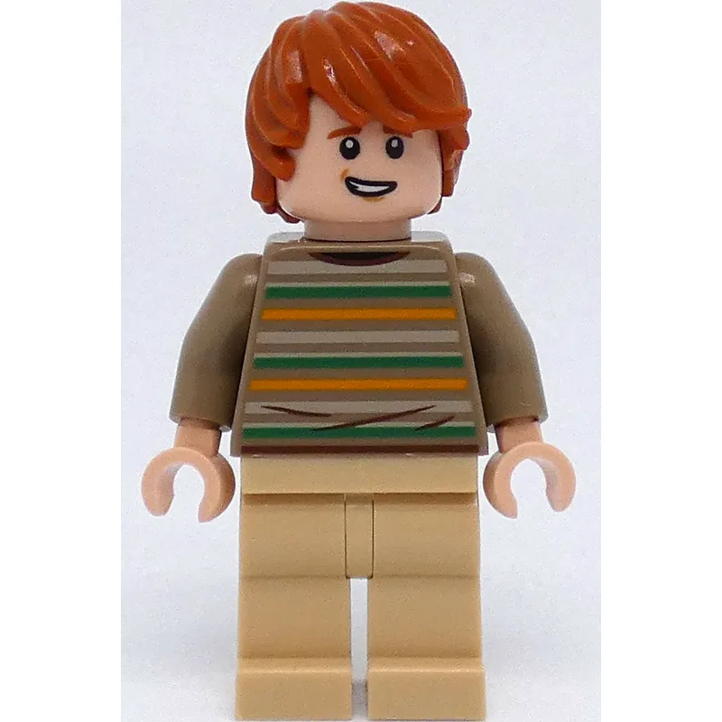 Ron Weasley, Dark Tan Sweater with Green and… — minifigurine LEGO | Brick Broker