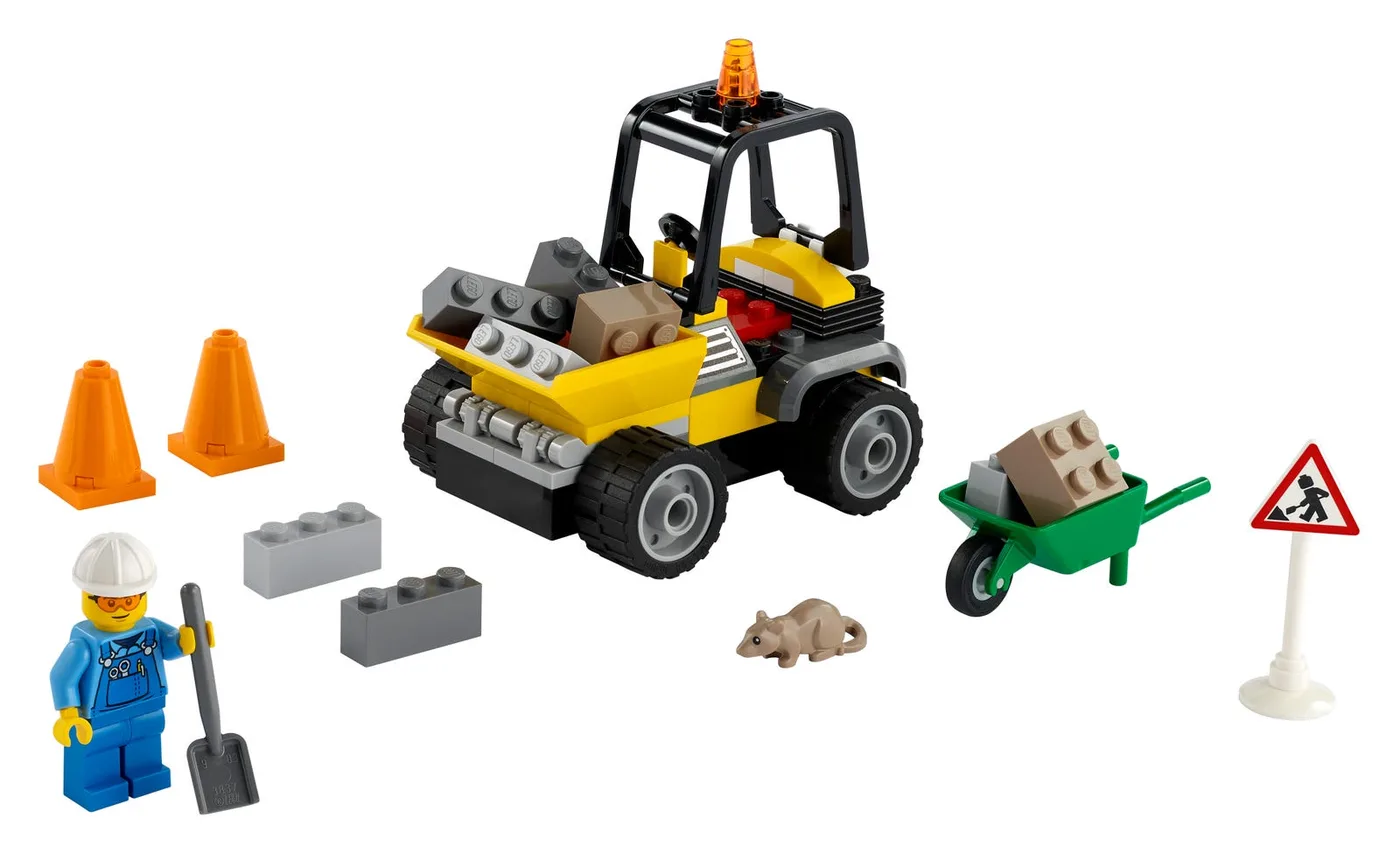 LEGO 60284 Camion de travaux routiers - prix | Brick Broker
