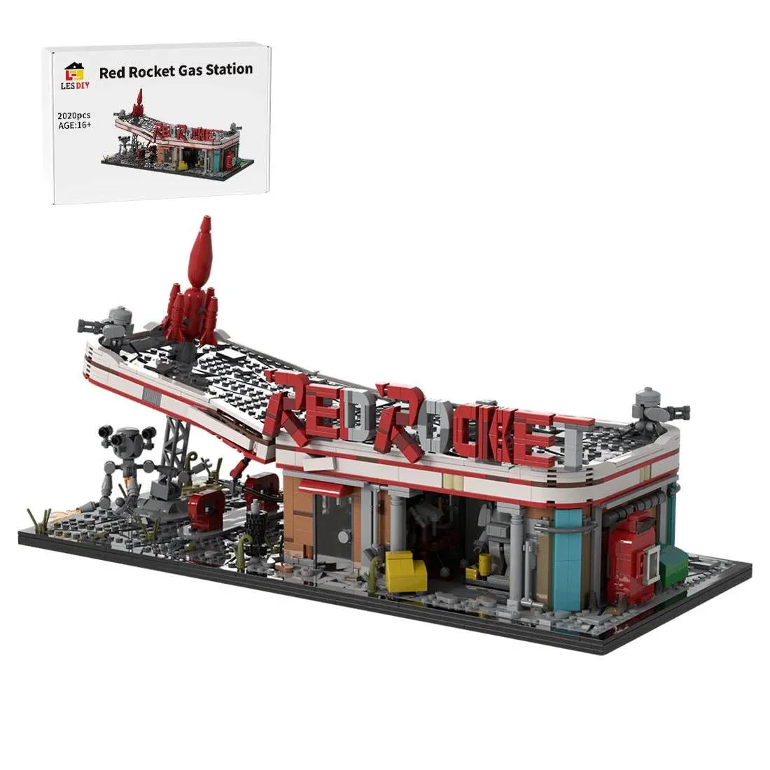 LesDiy Station Service Red Rocket (LESDIY-3667081) - prix | Brick Broker