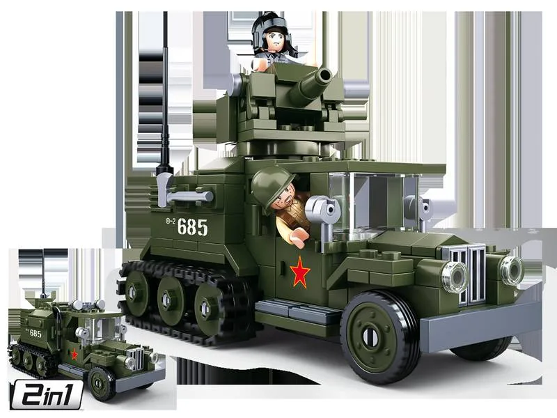 Sluban Half-Track allié 2 en 1 (SLB-M38-B0685) - prix | Brick Broker
