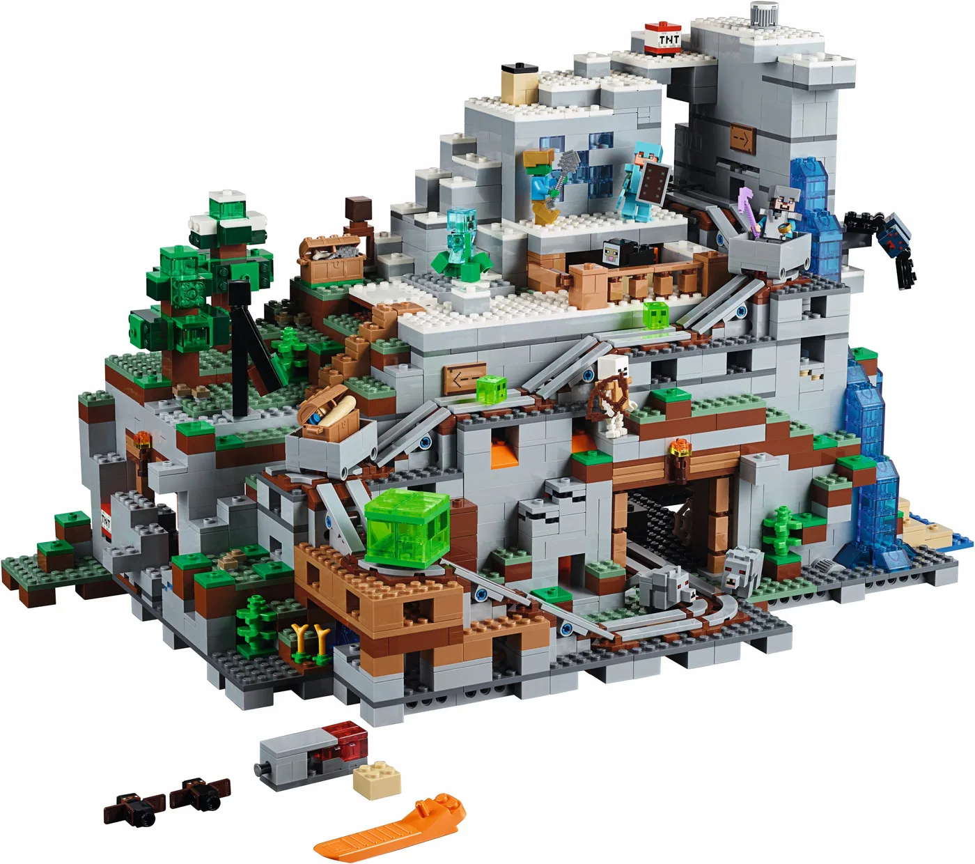 LEGO 21137 La grotte de la montagne - prix | Brick Broker