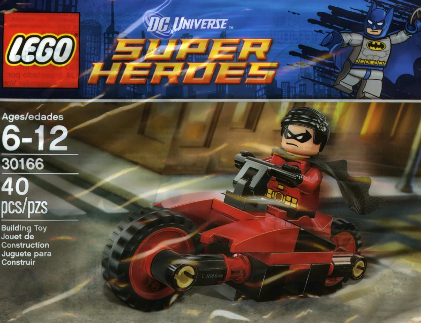 LEGO 30166 Robin et cyclomoteur Redbird - prix | Brick Broker