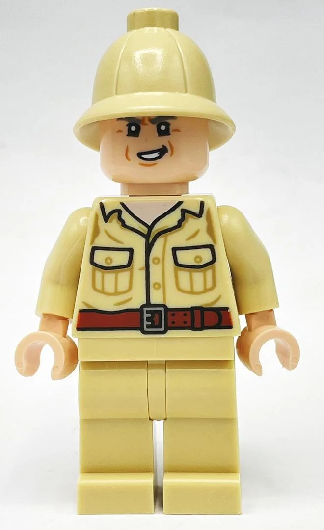Rene Belloq, Tan Outfit — dans quels sets LEGO ? (fig-013685) | Brick Broker