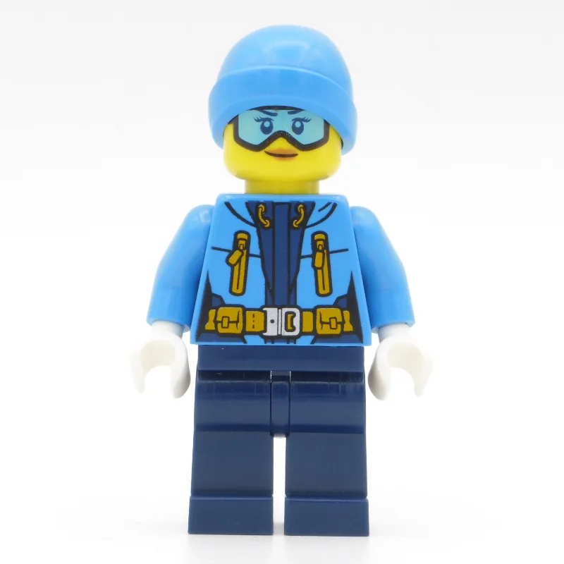 Arctic Explorer, Beanie Hat, Printed Goggles — minifigurine LEGO | Brick Broker