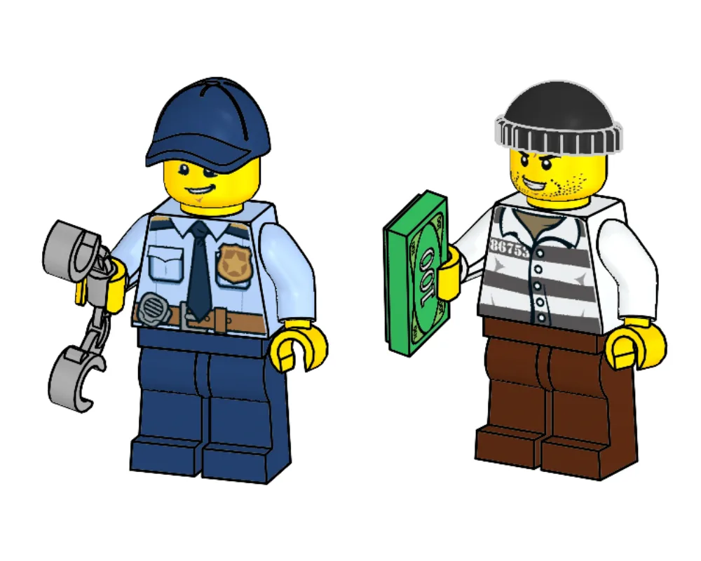 LEGO 952016 Policier et Voleur - prix et où acheter | Brick Broker