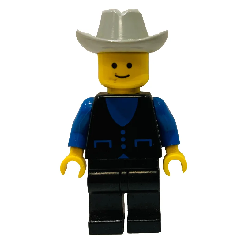 Man - Black Jacket, Black Legs, Light Gray Co… — minifigurine LEGO | Brick Broker