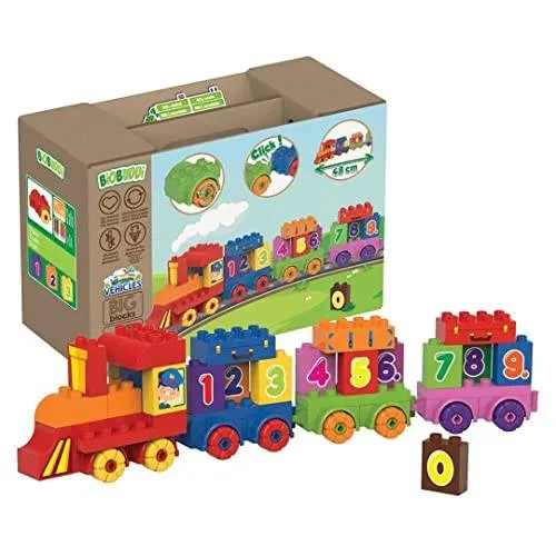 BioBuddi Train avec numéros (BIOBUDDI-BB-0241) - prix | Brick Broker