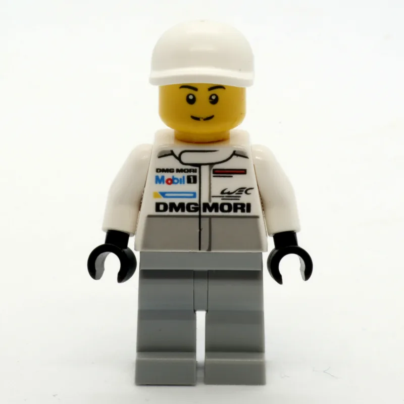 Mechanic, White Torso, Light Bluish Grey Legs… — minifigurine LEGO | Brick Broker
