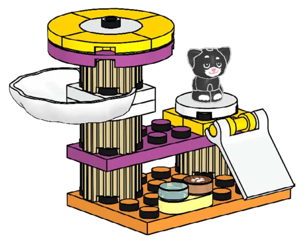 LEGO 562301 Arbre à chat avec chaton - prix | Brick Broker