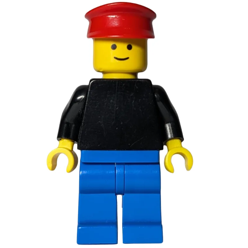 Man, Black Torso, Blue Legs, Red Hat — dans quels sets LEGO ? (fig-009002) | Brick Broker