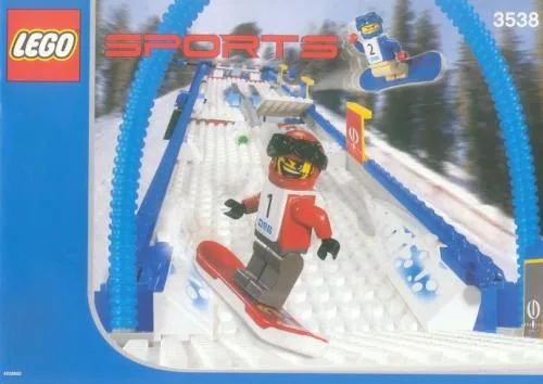 LEGO 3538 Course de Snowboard Boarder Cross - prix | Brick Broker