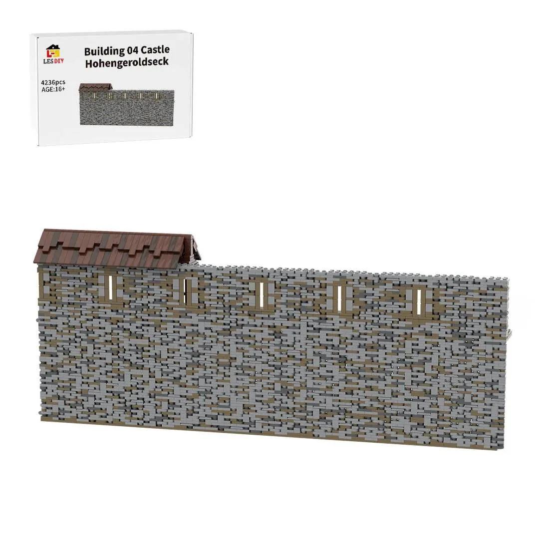 LesDiy Bâtiment 04 Château Hohengeroldseck - Mur de château (LESDIY-3626205) - prix | Brick Broker
