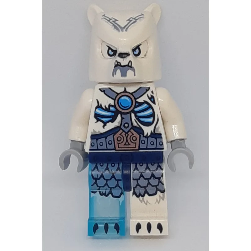Ice Bear Warrior with Trans-Light Blue Right… — minifigurine LEGO | Brick Broker
