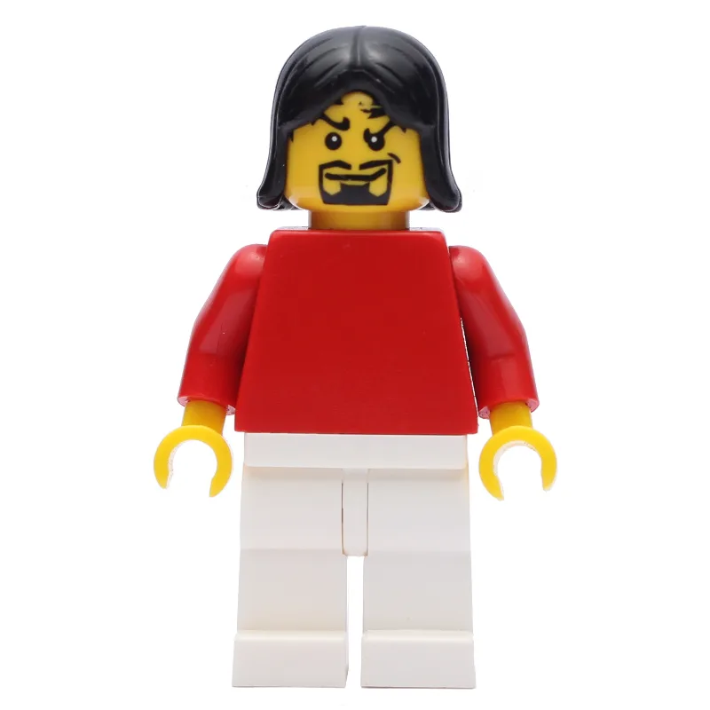 Man - Red Torso, White Legs — dans quels sets LEGO ? (fig-007160) | Brick Broker