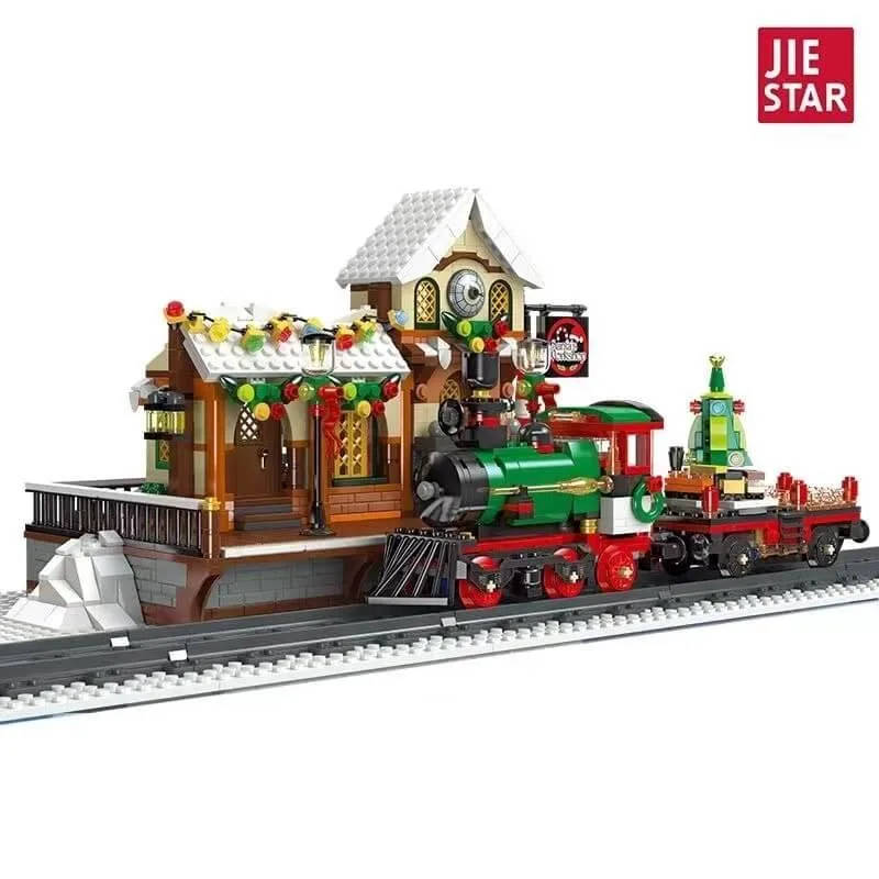 JIESTAR La gare de Noël (JS-89142) - prix | Brick Broker