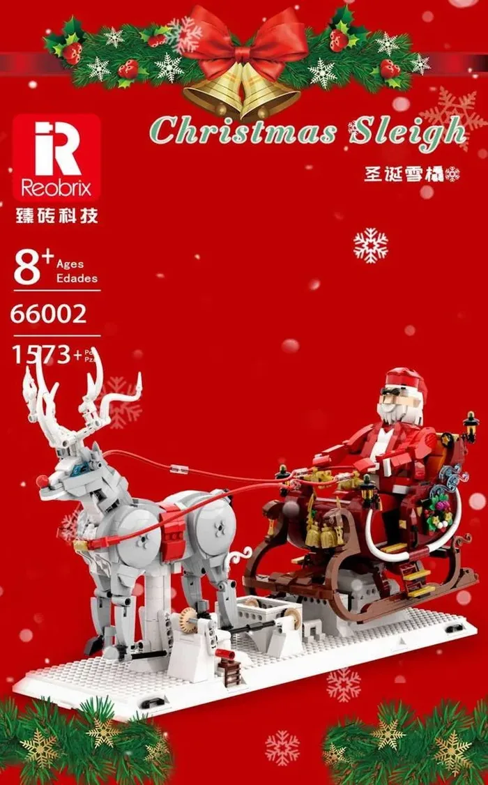 Reobrix Traîneau de Noël du Père Noël (REO-66002) - prix | Brick Broker
