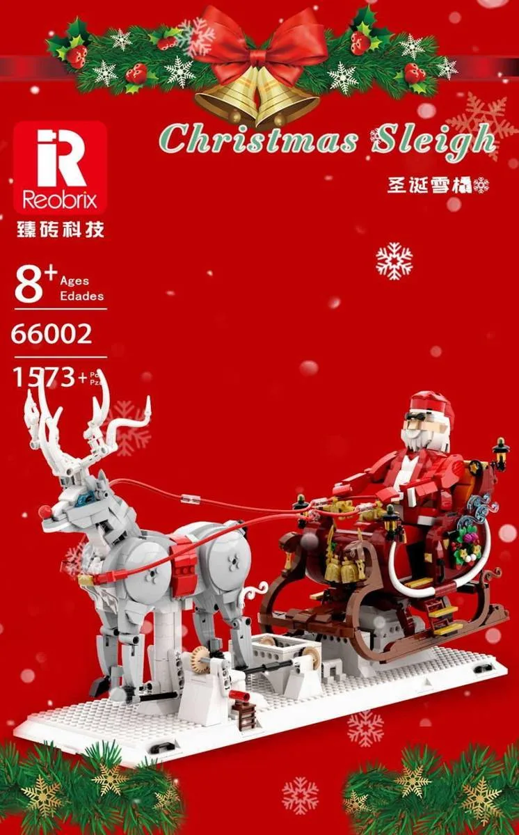 Reobrix Traîneau de Noël du Père Noël (REO-66002) - prix | Brick Broker
