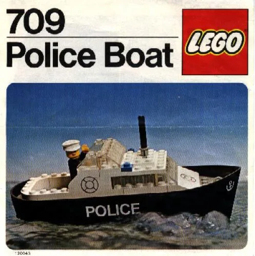 LEGO 709 Bateau de police - prix et où acheter | Brick Broker