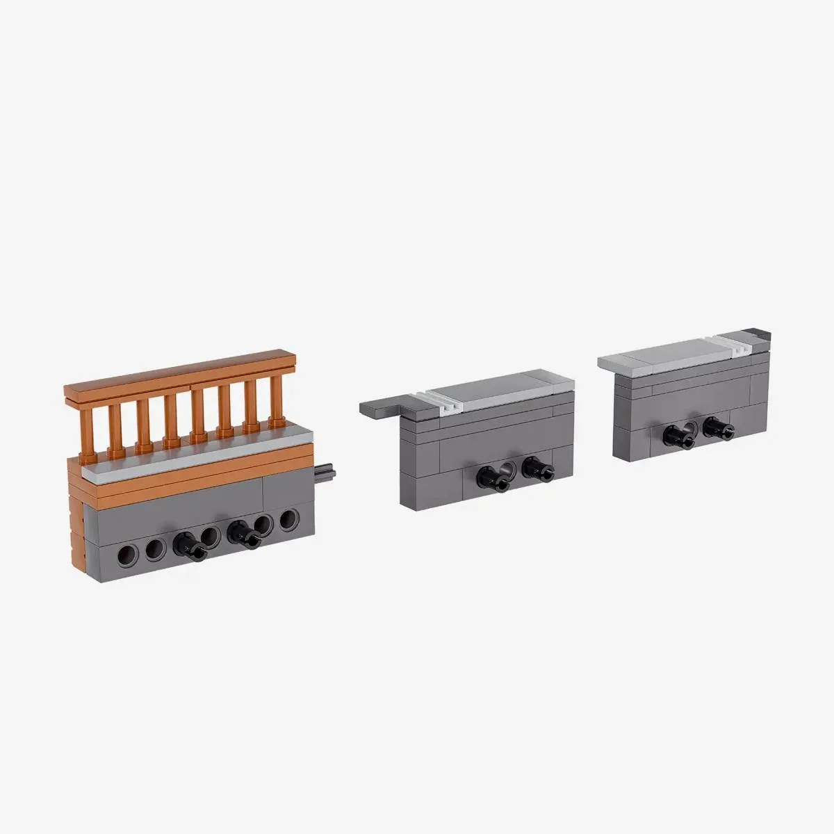 BlueBrixx Adaptateur de gare terminale Studgart (BB-108426) - prix | Brick Broker