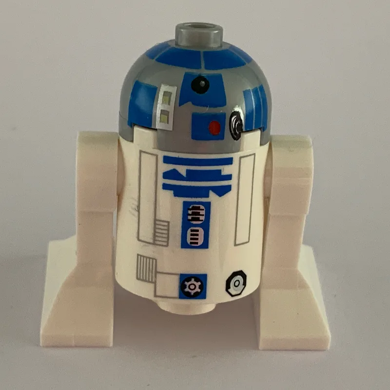 Astromech Droid, R2-D2, Pearl Light Gray Dome — minifigurine LEGO | Brick Broker