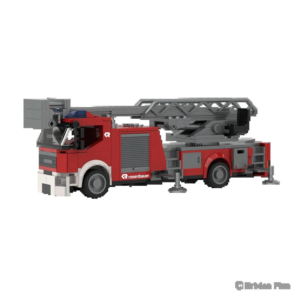 BRIXIES Véhicule d'intervention Rosenbauer™ avec échelle pivotante (BRIXIES-222.876) - prix | Brick Broker