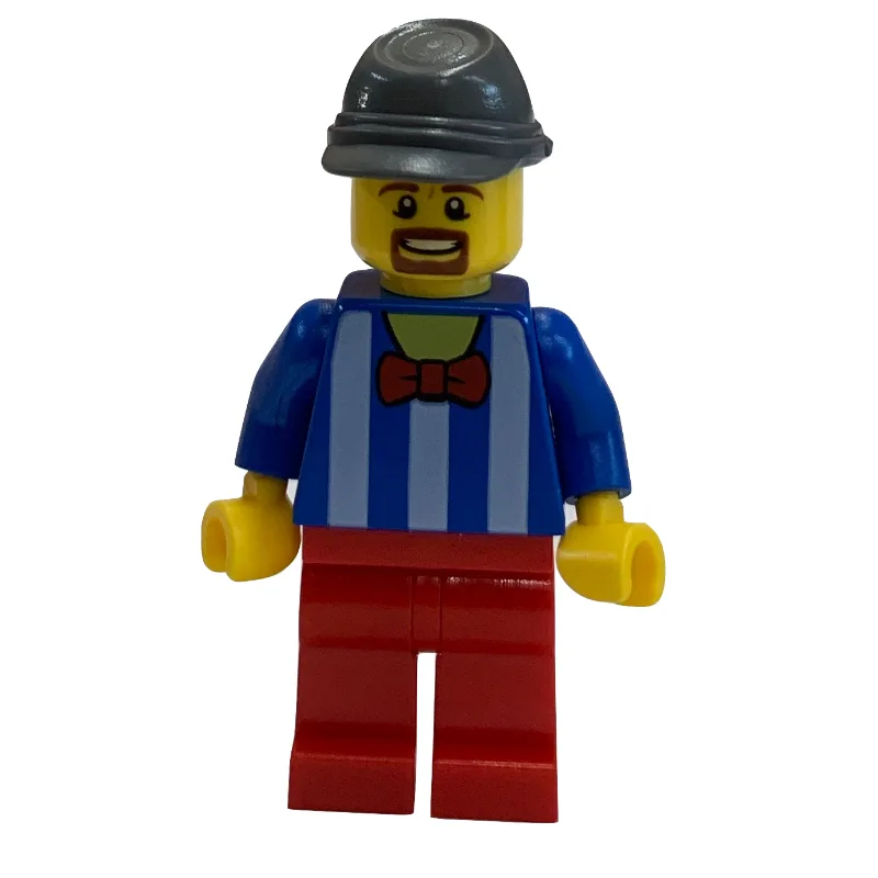 Blue Torso, Red Legs, Dark Bluish Grey Kepi — minifigurine LEGO | Brick Broker