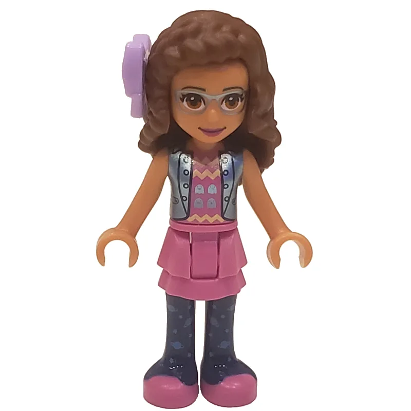 Olivia - Sand Blue Jacket, Dark Pink Skirt, B… — minifigurine LEGO | Brick Broker